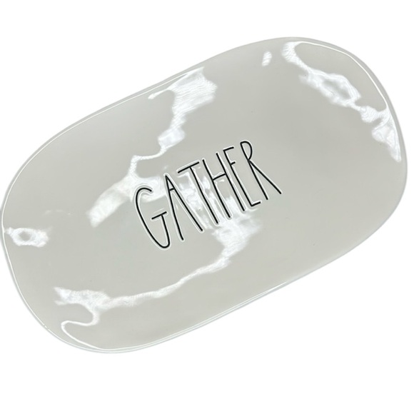 Rae Dunn Artisan Collection “Gather” Serving Plate - Picture 1 of 7